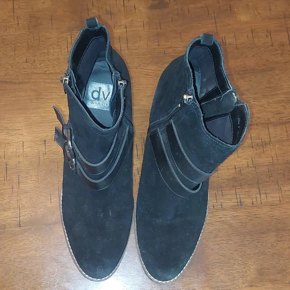Dolce Vita Black Suede Booties - Picture 7 of 9